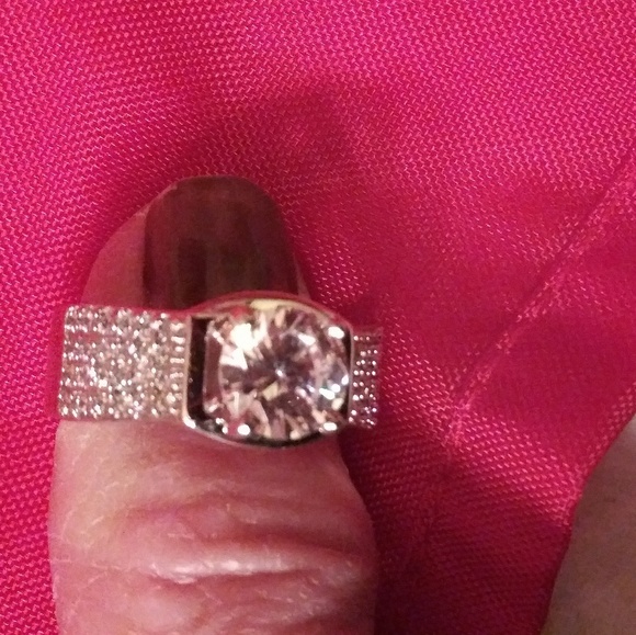 Diamond 3Ct ring size 9 - Picture 2 of 4